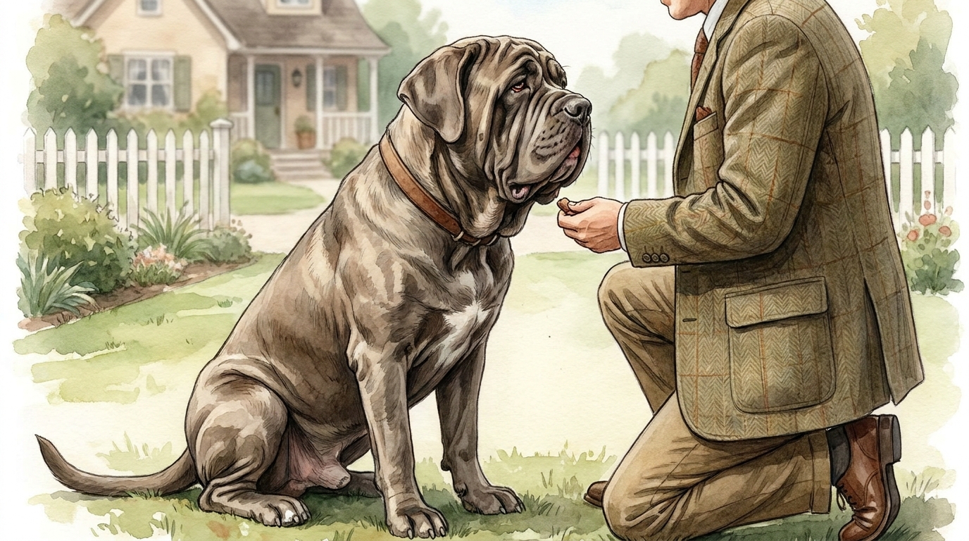 ナポリタン・マスティフは徹底した環境整備と一貫したしつけが不可欠