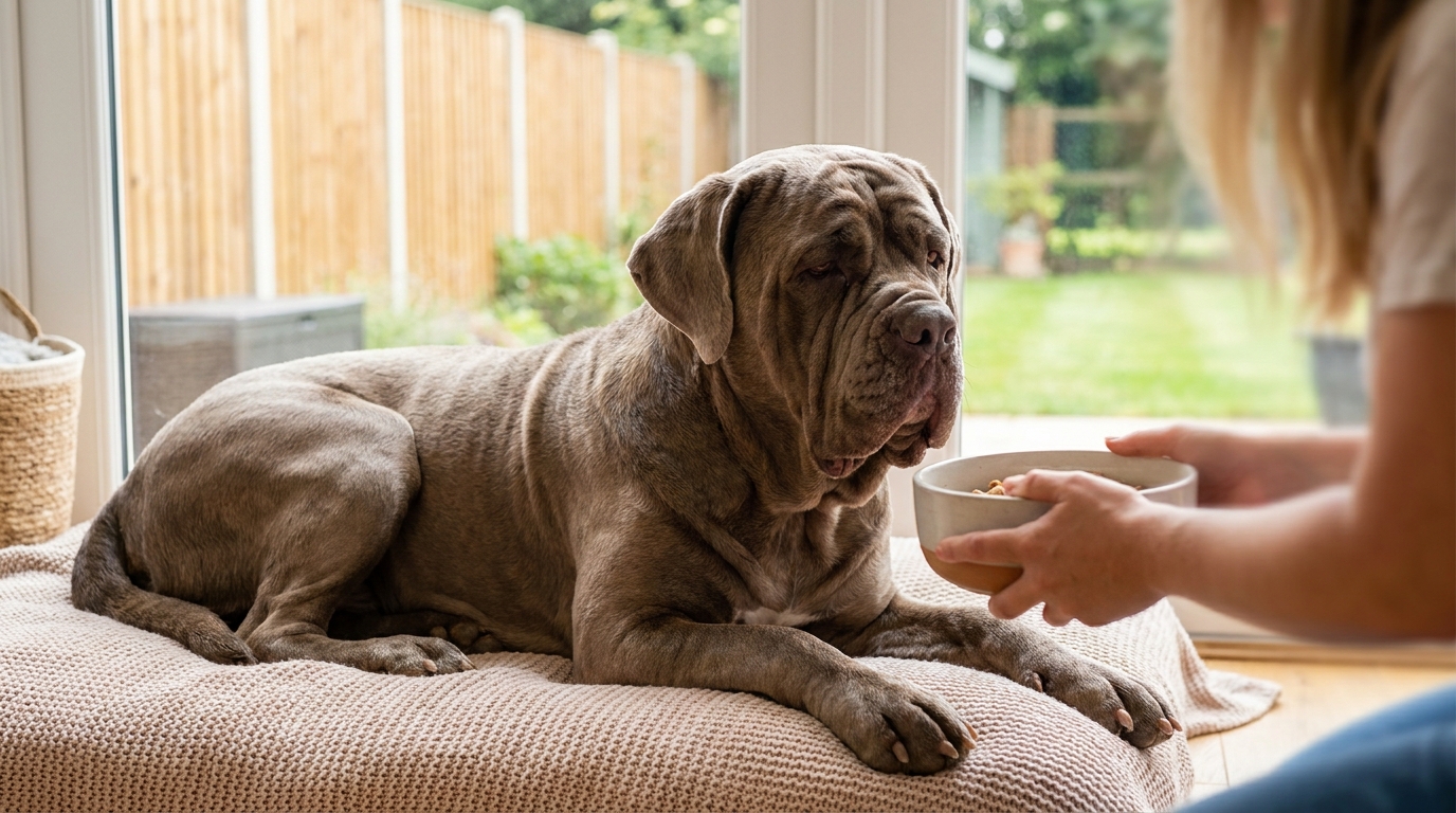 ナポリタン・マスティフを健康で安全に育てるための具体的な飼い方