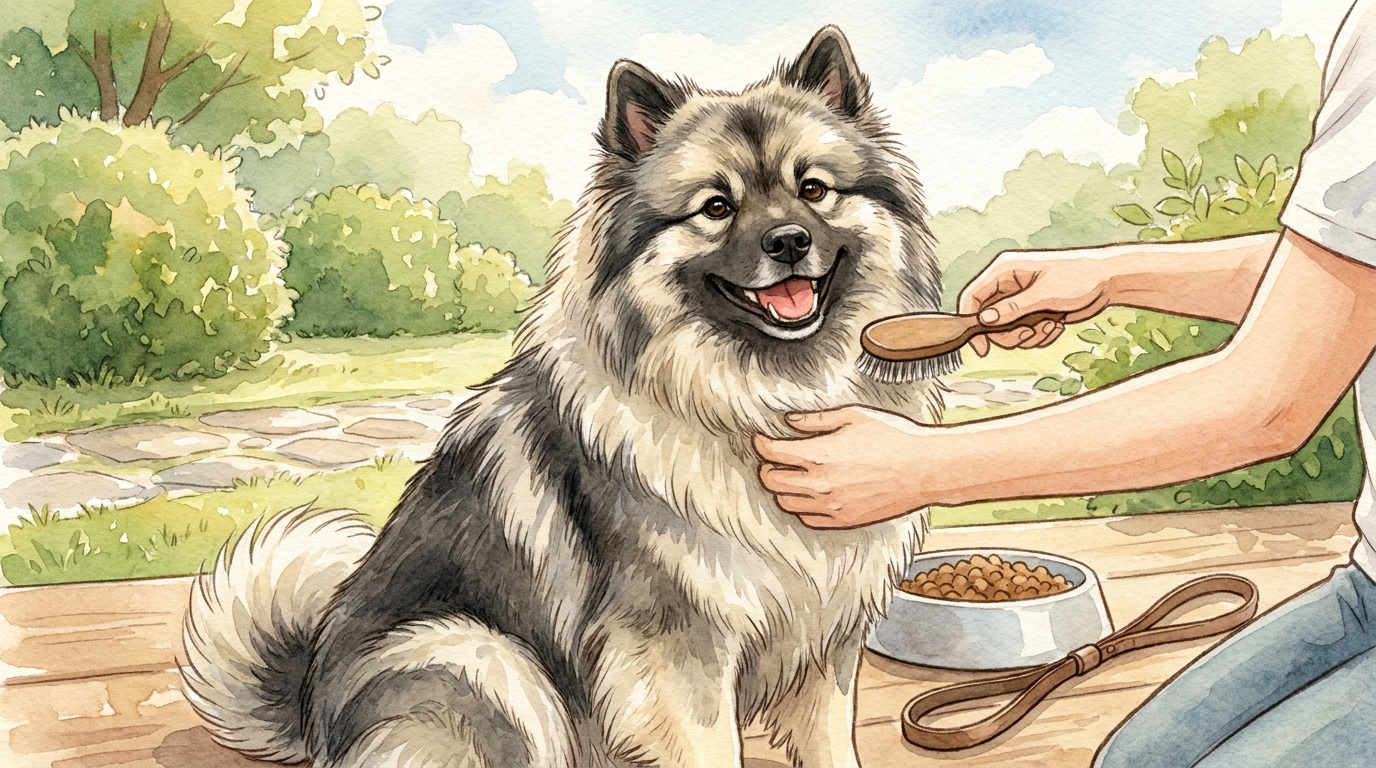 キースホンドの健やかな成長を促す具体的な飼い方